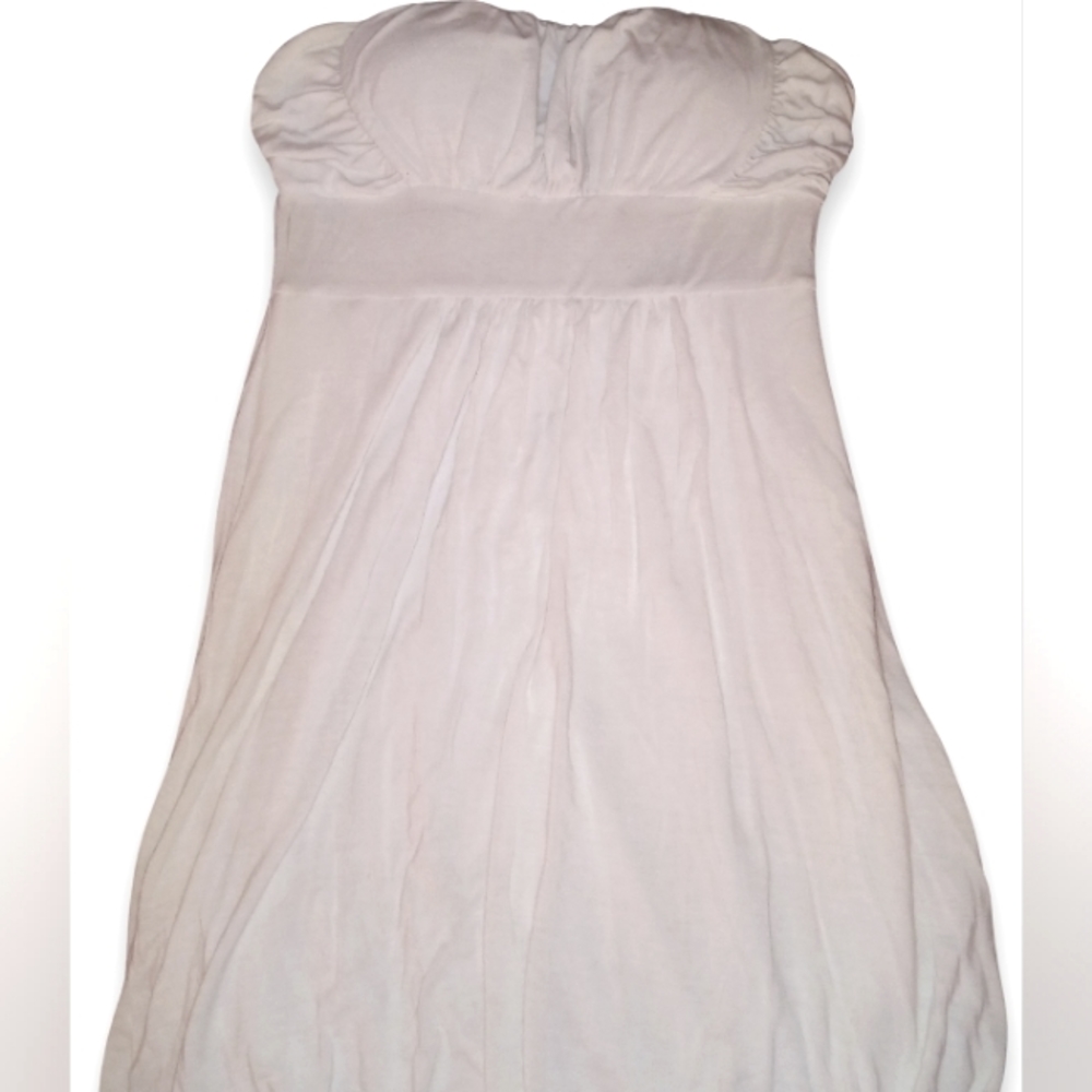 American Dream white strapless, knit, mini dress. Size small. Worn once only.